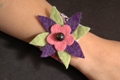 Bracelet "Violette Verte"