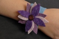 Bracelet "Soie Fleur"