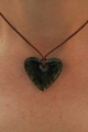 Collier " Mon Coeur en Vert"